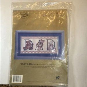 Something Special Dad Teddies Counted Cross Stitch Kit